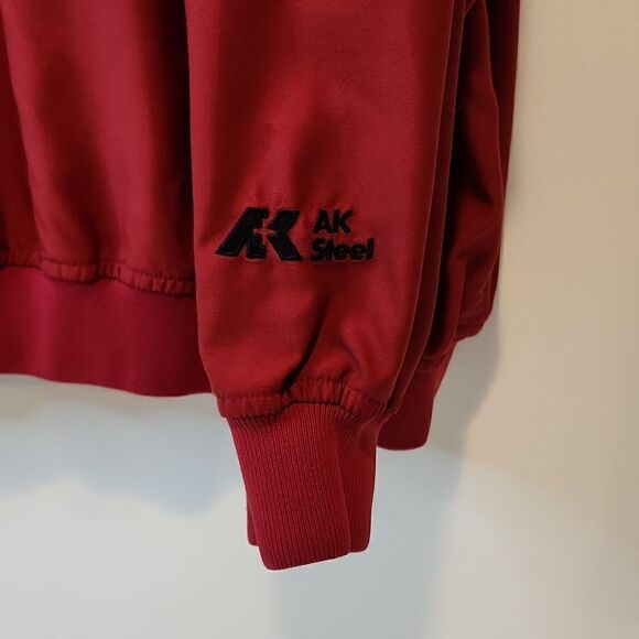 Ashworth Golf Weather Systems V-Neck Pullover Size XL Lined Wind Resistant Red - Picture 12 of 12